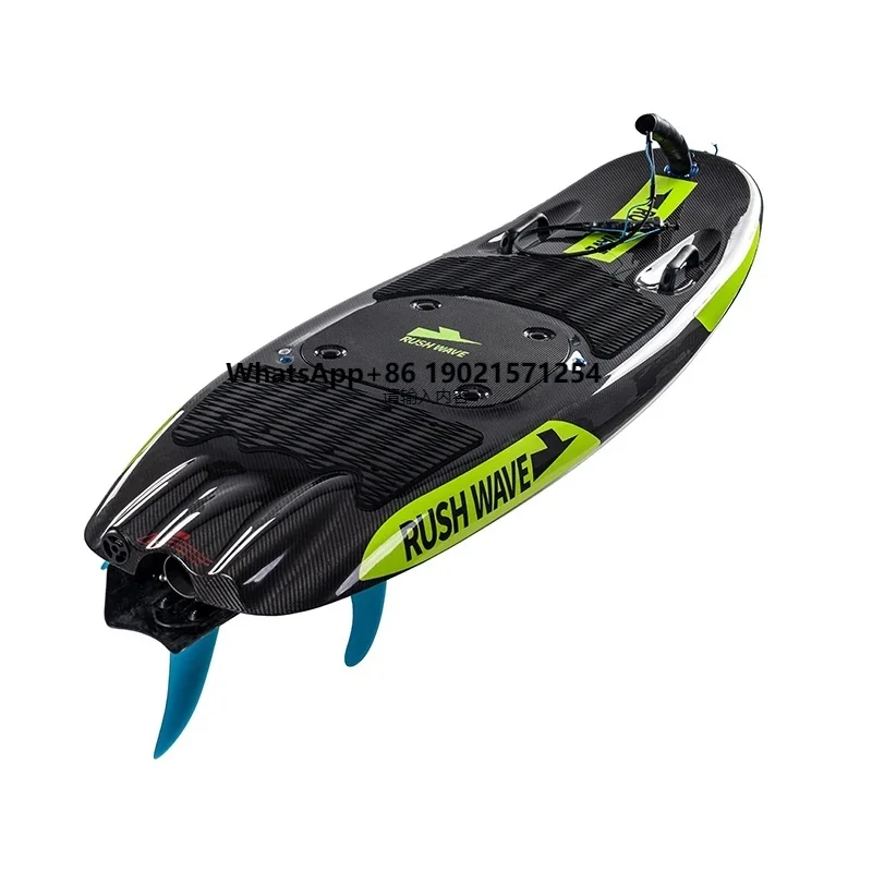 RUSH WAVE Electric Powered Surfboard Competitive High-Speed Professional Water Pedal Jet Power Source Easy to Control