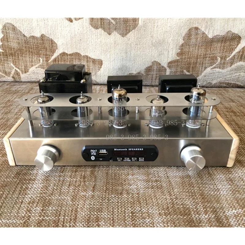 Hifi Class A Audio Amplifier Kit, Bluetooth 5.0 USB Player, 6n2 6p1 Vacuum Tube, Vu Meter, DIY Audio Amplifier, 110V 220V