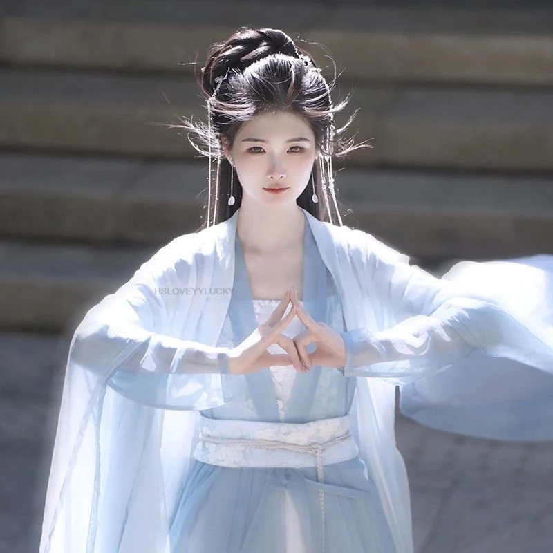 

Oriental Ancient Hanfu Women Party Outfit Hanfu Sets New Chinese Style Traditional Hanfu Women Floral Hanfu Dress Set