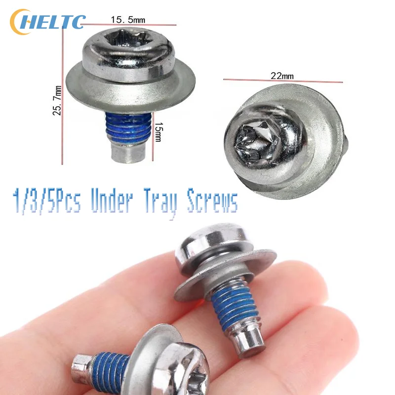 1/3PCS/LOT M8 x 20 For  Octavia Superb Fabia Kamiq Karoq Kodiaq Yeti Scala WHT000729A M8X20 Car Bottom Splash Plate Bolt Screws