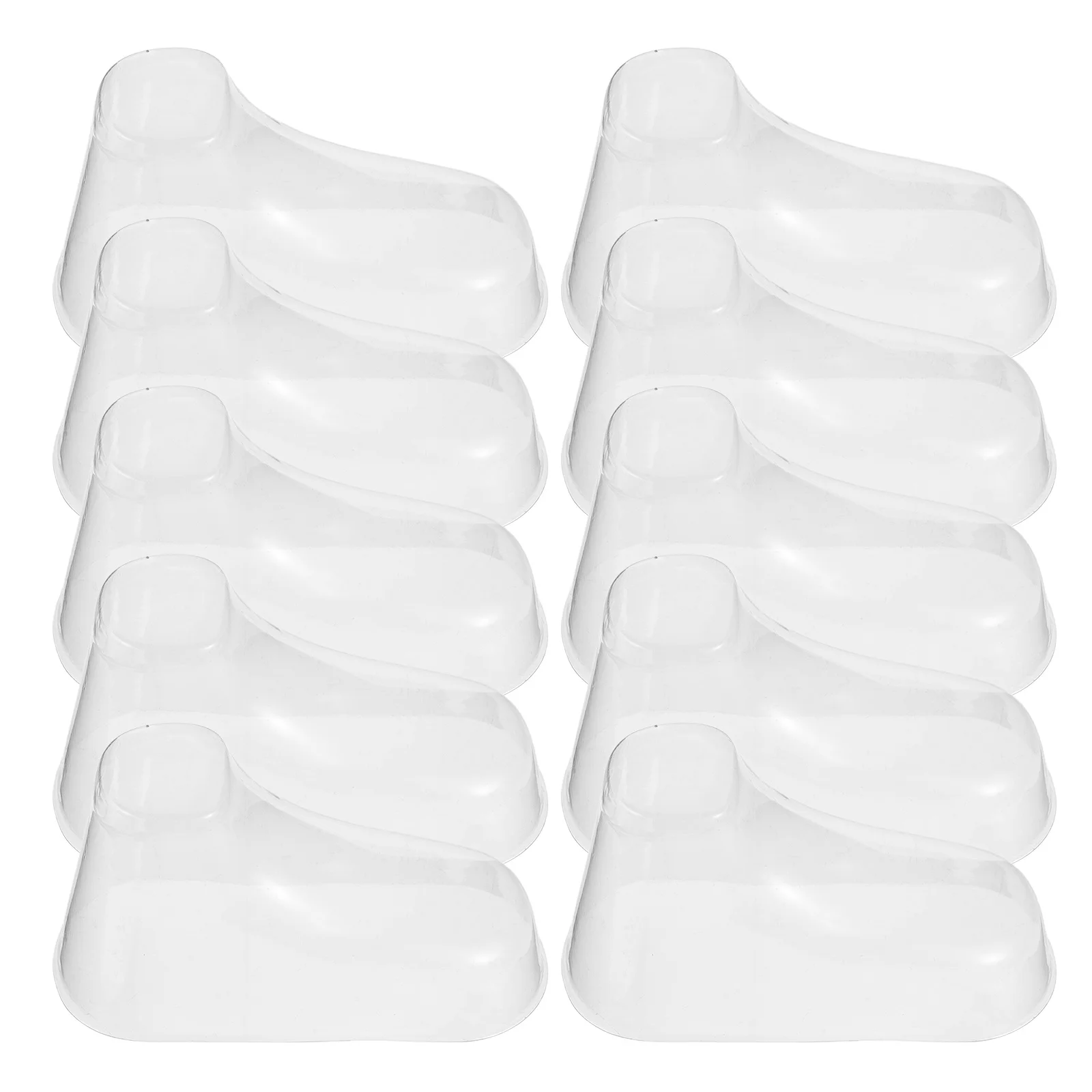 

50Pcs Clear Plastic Socks Supports Display Baby Booties Stand Shoe Shaper Store Decor Home Organization Shoe Display Stand