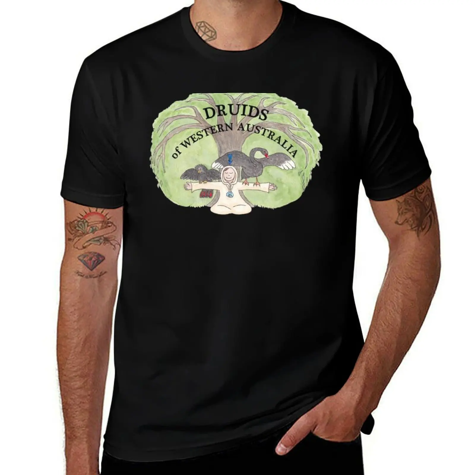 Druids of WA by Tina T-Shirt Holiday Lightweight T-Shirt