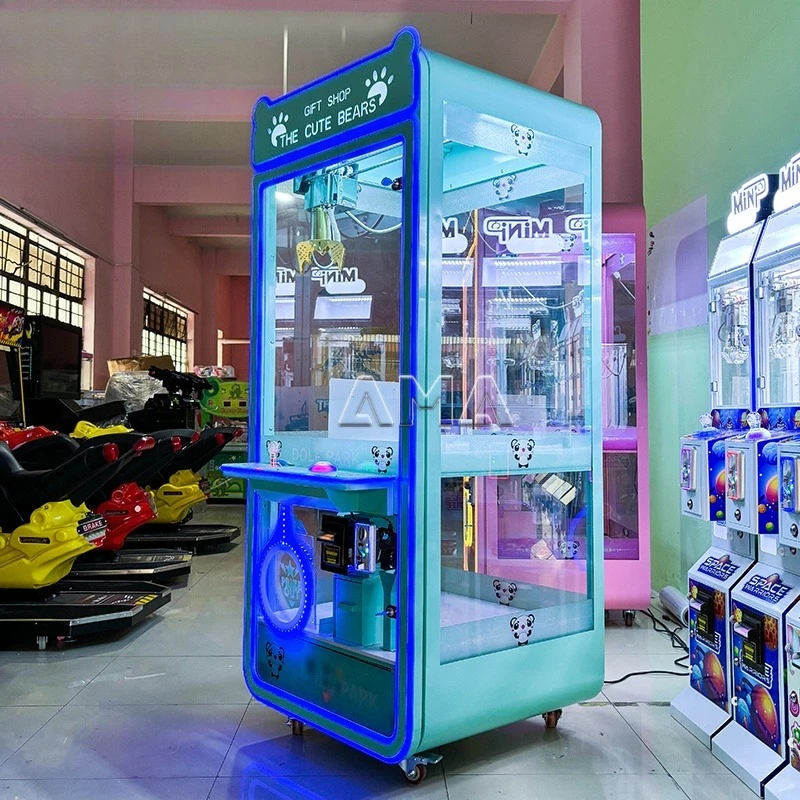 Teddy Bear Stuffing Machine High Quality Metal Material Coin-operated Toys Stuffing Machine Vending Machine