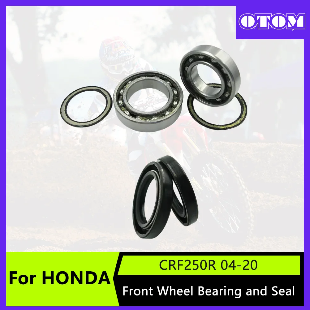 

OTOM подшипник переднего колеса для мотокросса, масляное уплотнение ступицы для CR125R CRF250RX CRF450RX CRF450L CR500R, подшипники и уплотнения колес мотоцикла