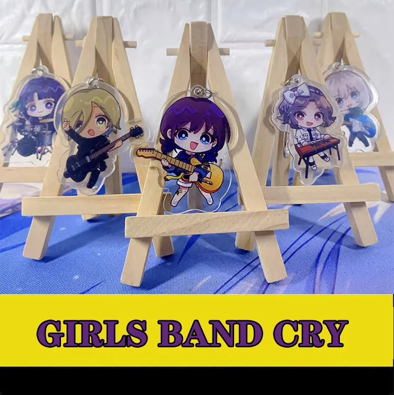 

Аниме GIRLS BAND CRY акрил NINA ISERI MOMOKA KAWARAGI SUBARU AWA TOMO EBIZUKA фигурка брелок кулон косплей мультяшный брелок