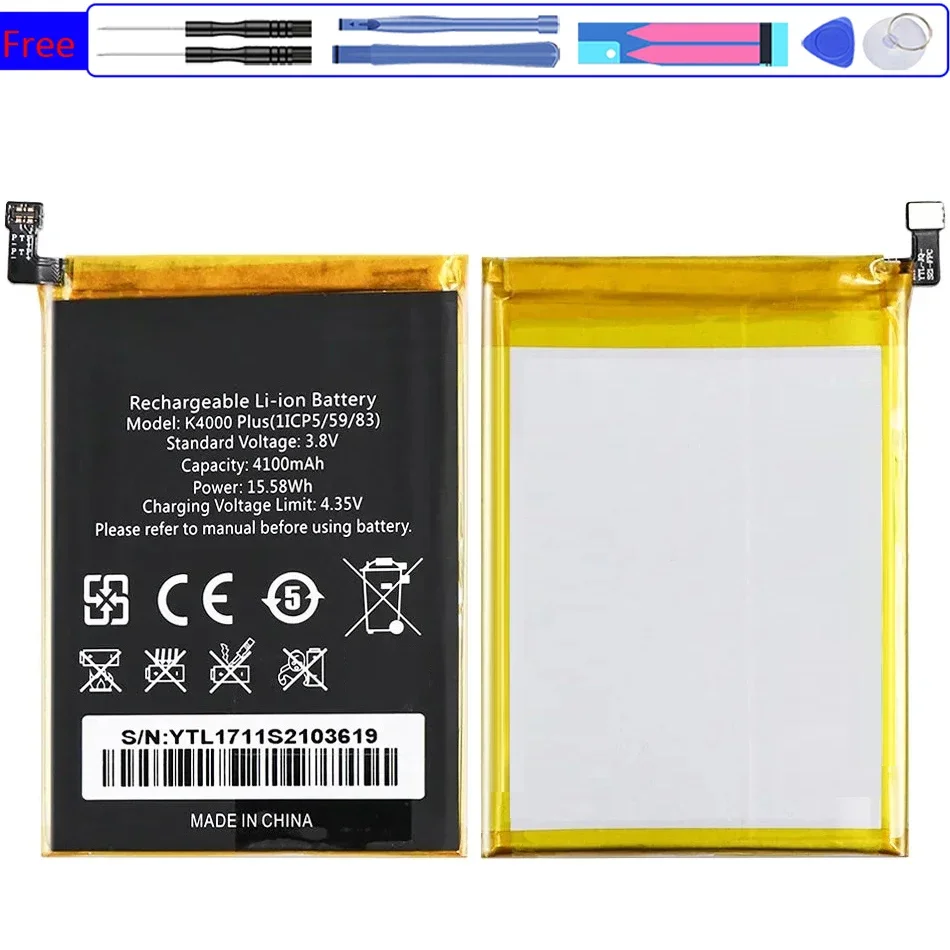 

Mobile Phone Battery Premium Replacement For Oukitel K4000 Plus 4100mAh