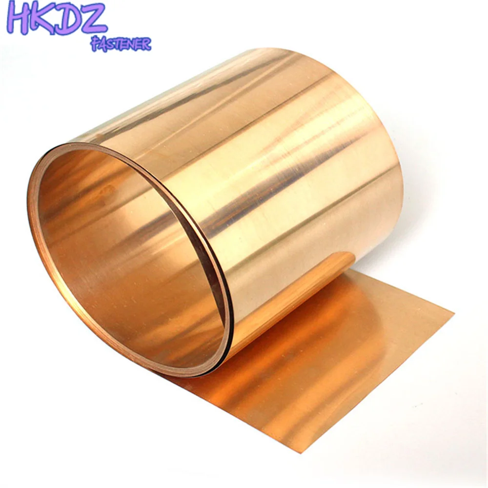 0.08-1.2mm Thick Beryllium Bronzer Strip Copper Foil Sheet Industry C17200 DIY