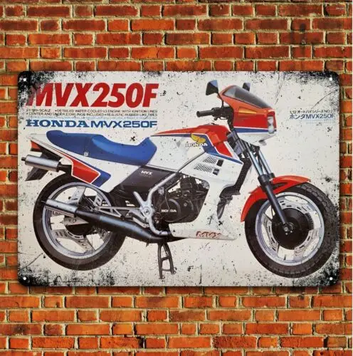 Винтажный мотоцикл Mvx250f, металлический плакат, жестяной знак 20x30 см