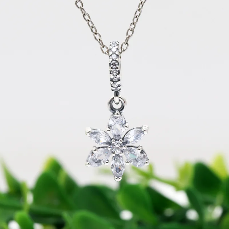 

New Original 925 Sterling Silver Bead Sparkling Herbarium Dangle Charm Fit Pandora Bracelet DIY Women Girl Jewelry Dropship