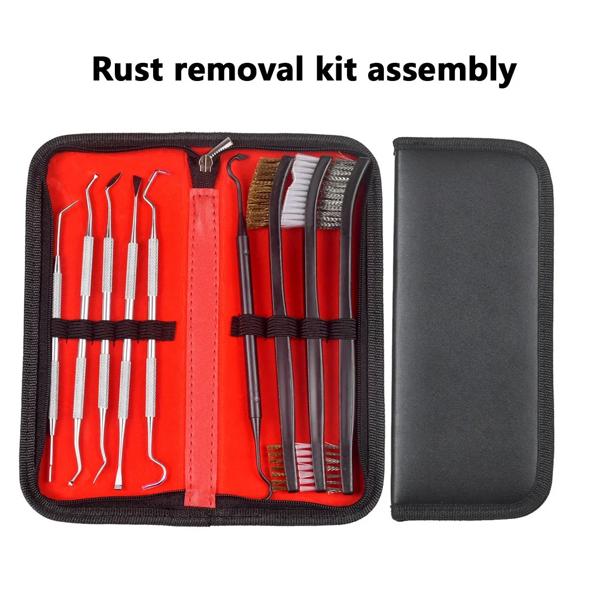 Hot Sale 9pcs/Set Weapon Cleaning Kit Universal Gun Hunting Weapon Cleaning Kit Brush Gun Cleaning Set Pick Gun Tool