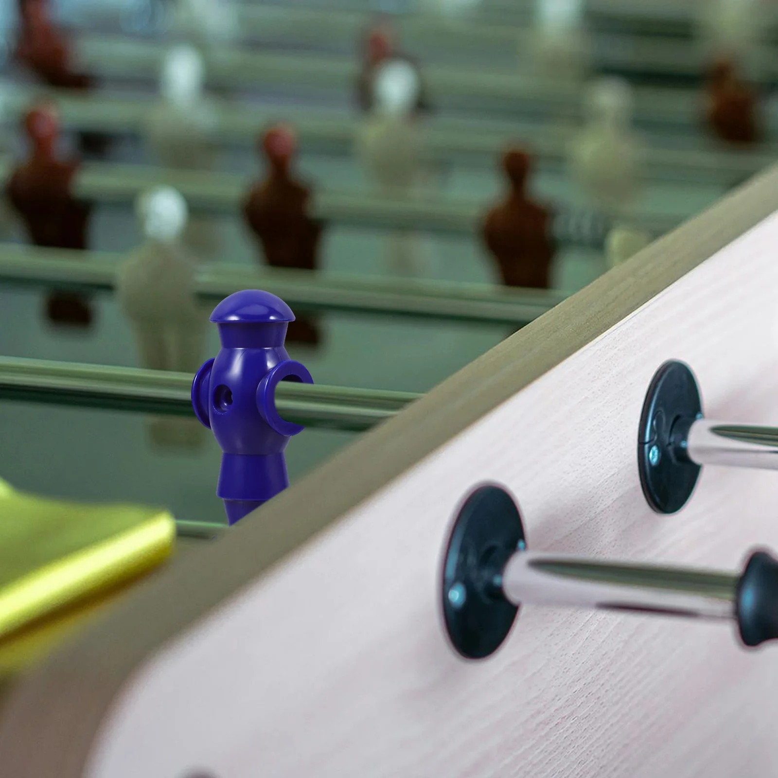 

26pcs Table Soccer Replacement Figure Durable Plastic Men 107Mm 16Mm Side Hole Vibrant Colors Foosball Player Statue Table
