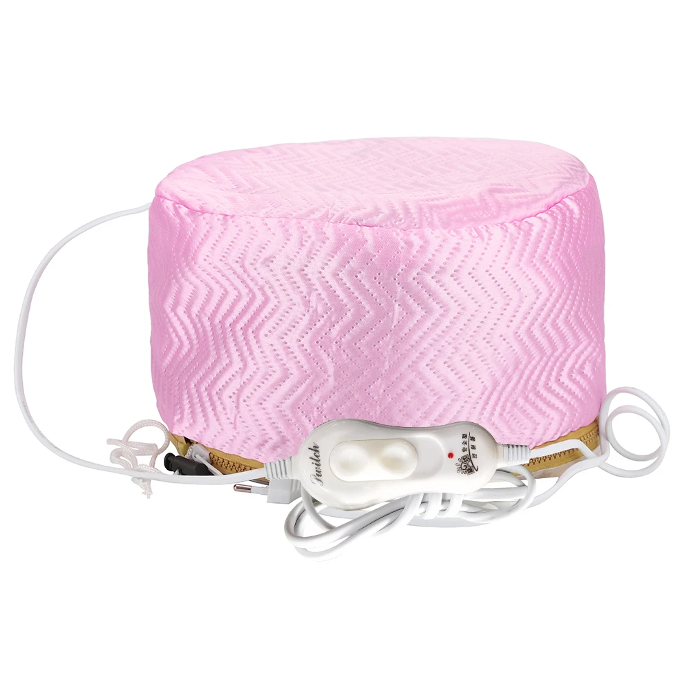 العلاج الحراري غطاء الشعر التدفئة غطاء الشعر الكهربائية المغذي قناع الشعر الخبز النفط غطاء مجفف الشعر الحرارة قبعة العناية بالشعر