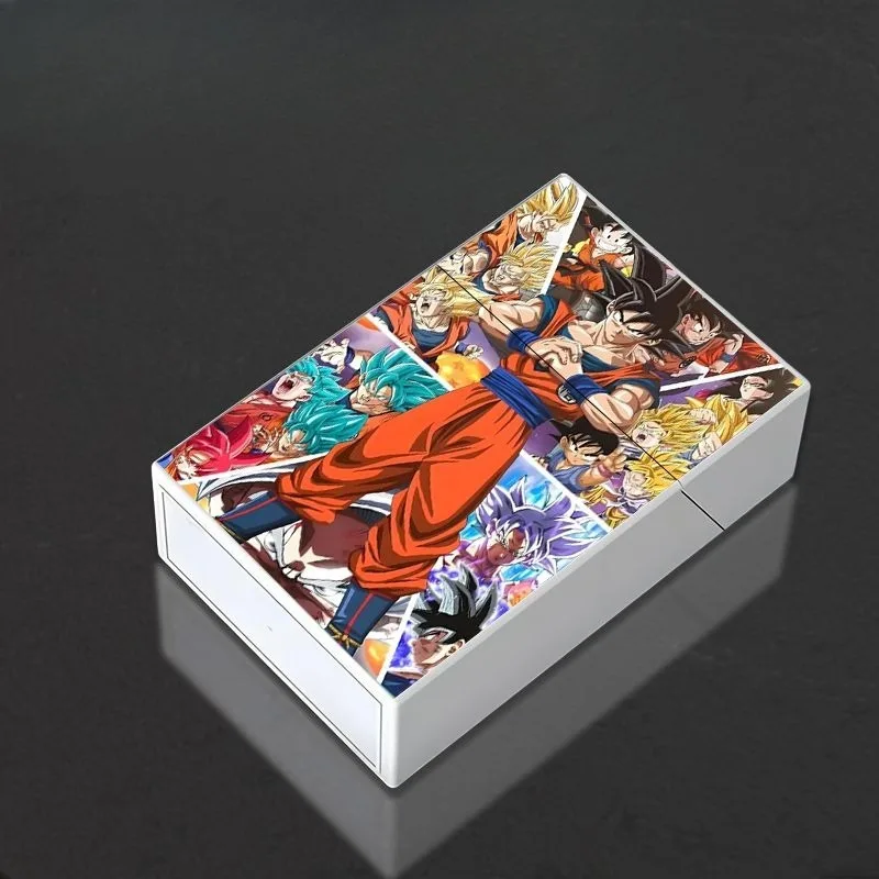 

Cartoon Dragon Ball animation peripheral plastic cigarette case Goku personalized storage 20-pack thin cigarette cigarette case