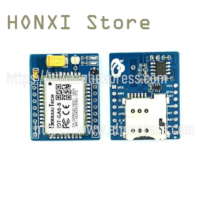 Mini GPRS Módulo GSM, A6, SMS, Super SIM800L, Placa de Desenvolvimento de Voz, Dados Sem Fio, GA6-B, 1Pc