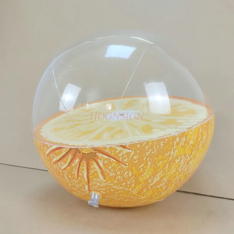 Translucent fruit inflatable beach ball for children and babies Swimming pool Water toys for adults Strawberry play Sailor