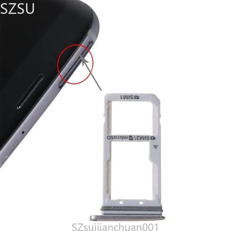 SZSU Trwałe Universal Card Card Tray Dual Slot For for Galaxy