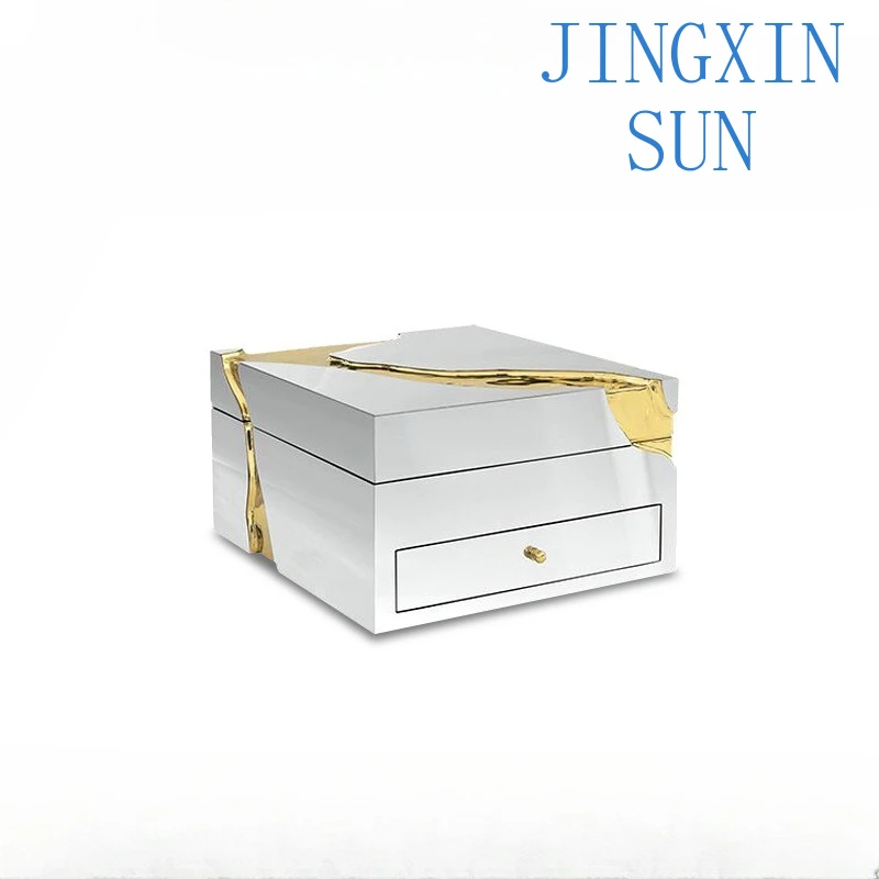 Art light luxury metal watch box Villa luxury high-end watch box