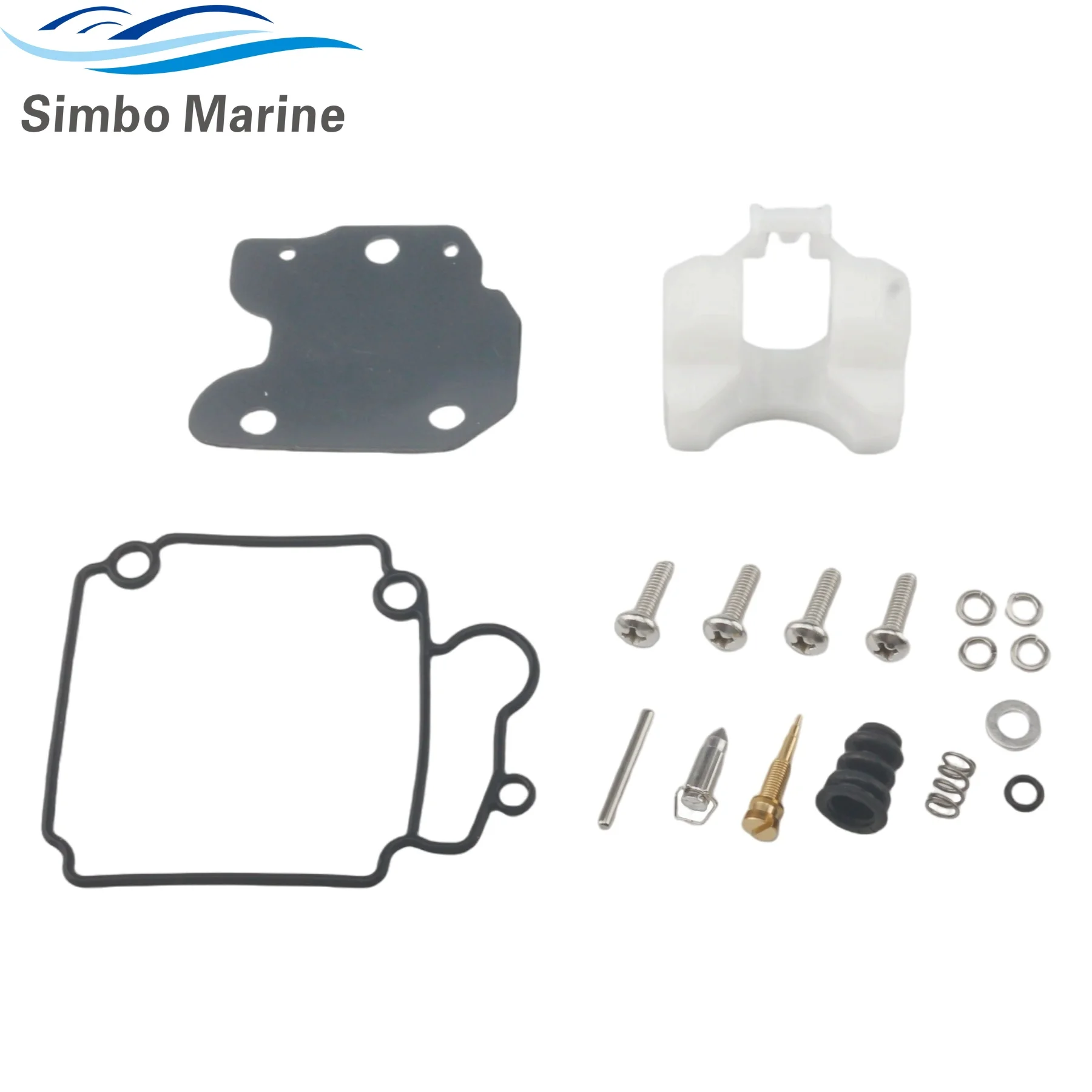 6BL-W0093-00 Carburetor Carbs Rebuild Kit for Yamaha 4 Stroke 25HP F25 T 25 Boat Outboard Engine Replaces 6BL-W0093-00-00