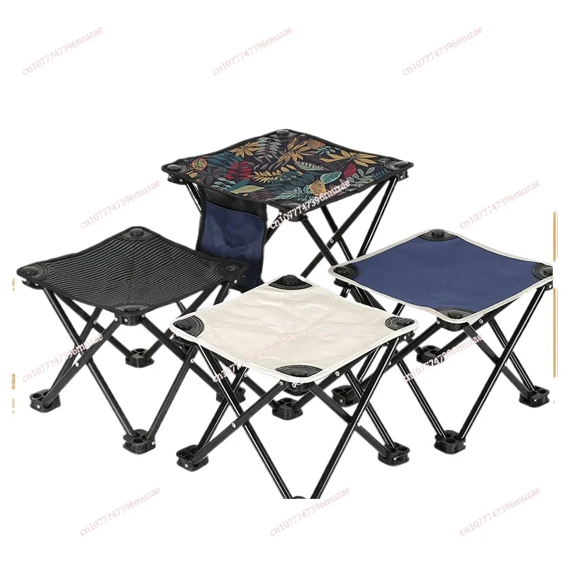 

Outdoor folding chair Portable folding stool Backrest Fishing chair Camping pony Practical gift Giveaway