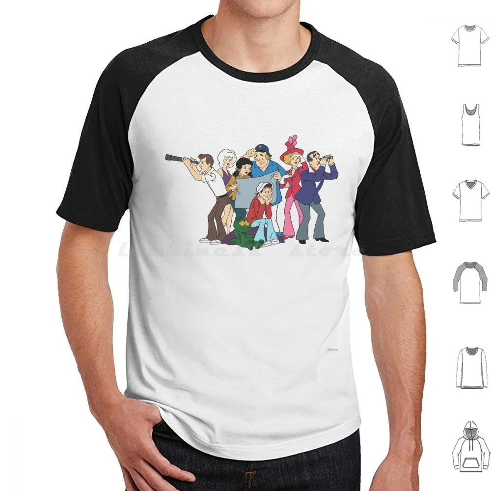 Gilligan'S Planet Cartoon Hb T Shirt Cotton Men Women Diy Print Gilligans Planet Cartoon Island Planet Space Adventure Hanna