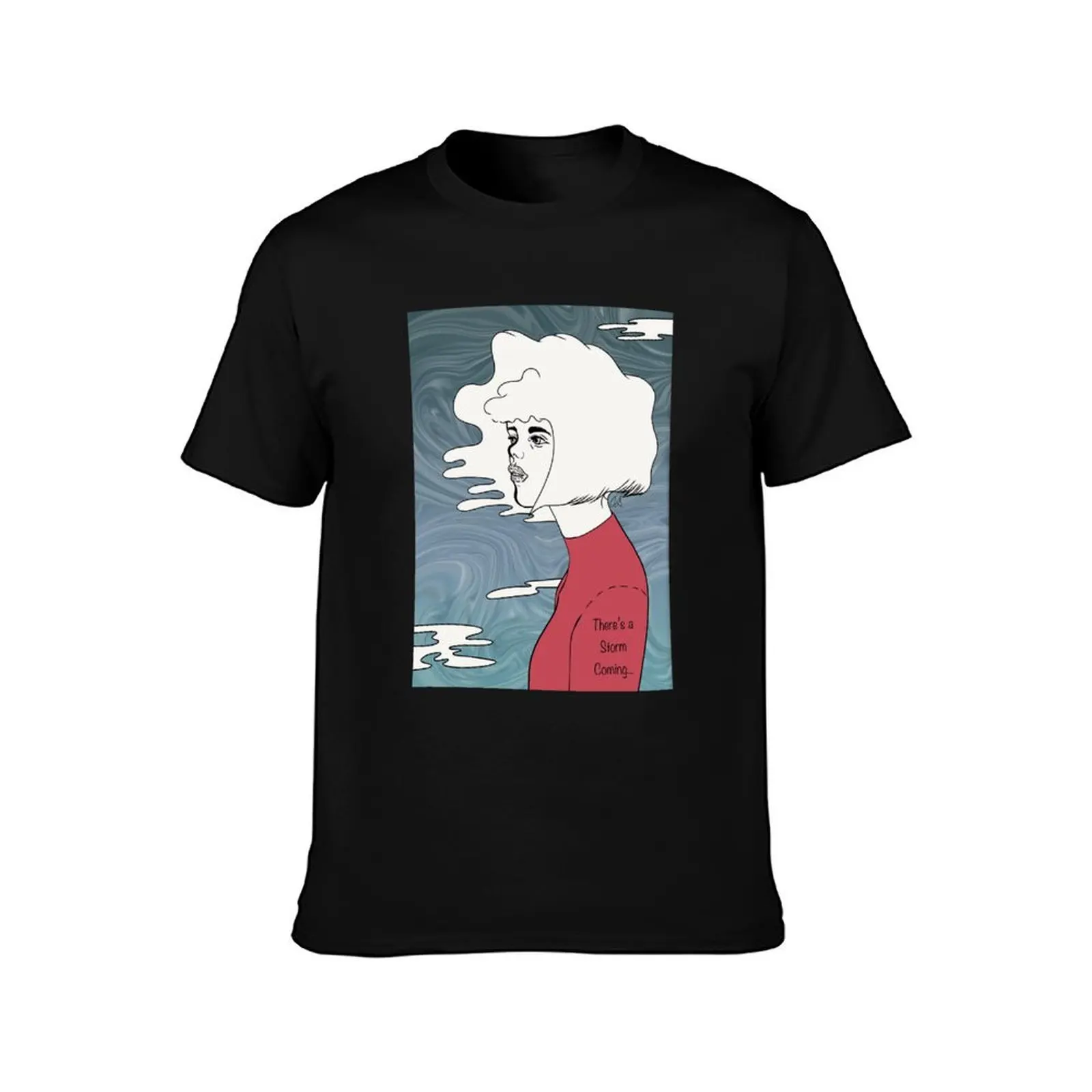 There’s a storm coming T-Shirt man t shirt cotton high quality T-Shirt