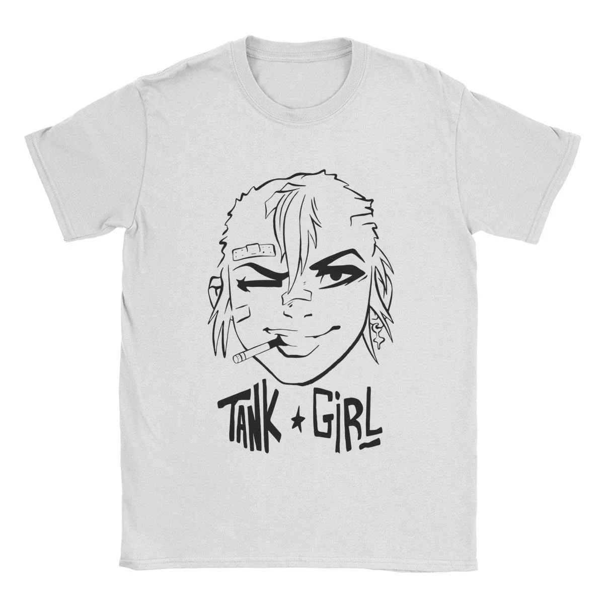 Tank Girl Dystopia T Shirts Men Pure Cotton Funny T-Shirts O Neck Women Rights Equality Tees Short Sleeve Clothes Summer