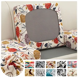 Printed Elastic Sofa Seat Cushion Cover For Living Room Furniture Protector L-shaped Armchair Stretch Seat Cushion Slipcover