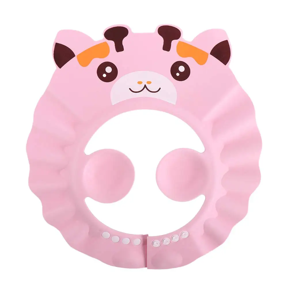 Adjustable Safe Infant Protect Eye Toddler Waterproof Hair Wash Hat Head Cover Bath Visor Hat Baby Bath Hat Shampoo Cap