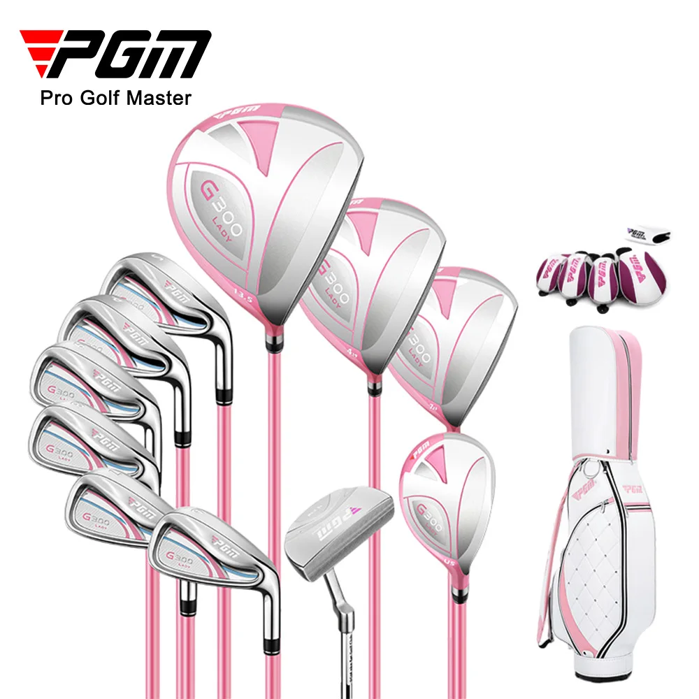 PGM golf club set G300 Right Handed Professional Women\'s Golf Clubs Easy to control light weigh Training Rod with Bag LTG035