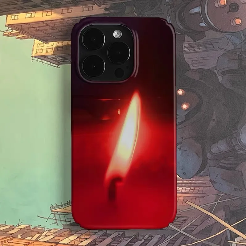 

INS Red Flame Art Phone Case for IPHONE 17 Air 16E 15 PROMAX 14 Plus 13 12 MINI 11 PRO 16Plus XR XS MAX SE Acrylic Phone Cover