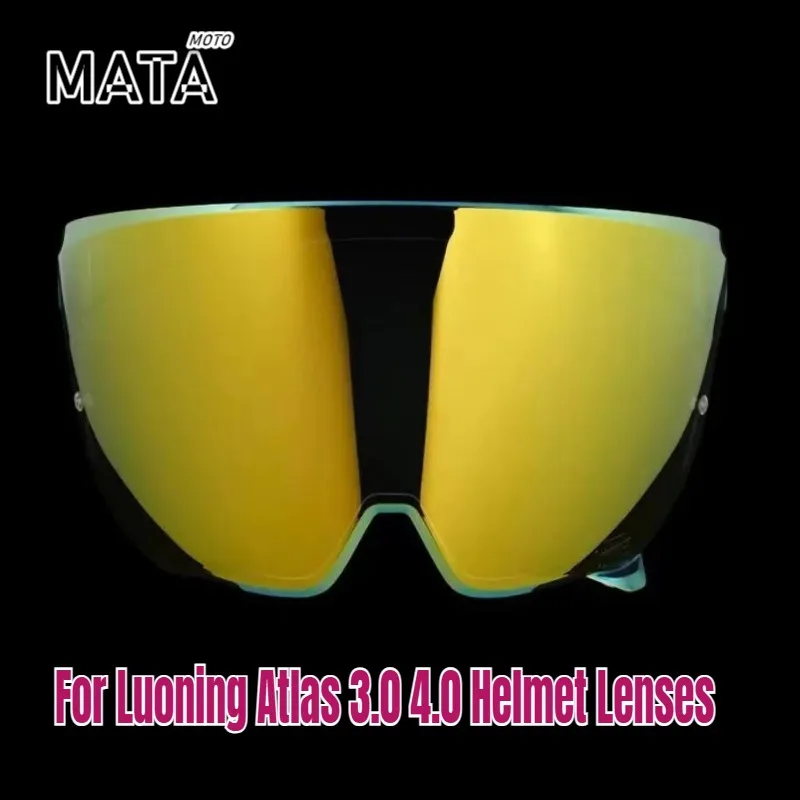 

For Luoning Atlas 3.0 4.0 Helmet Lenses Day and Night Universal Windproof Sun Protection Electroplating Outdoor Sports visros