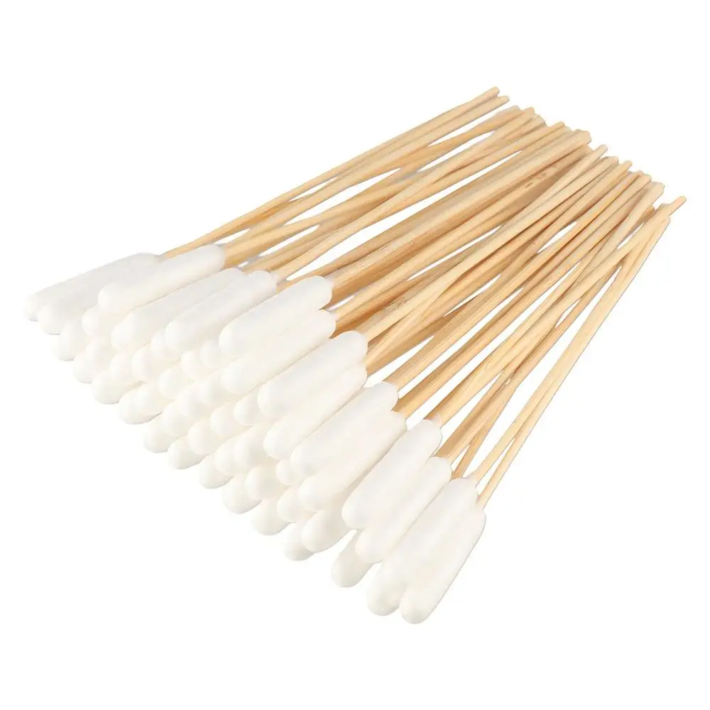 

50pcs 15cm Pet Cotton Swabs Single-head Disposable Dog Cotton Buds Dirt Removal Cotton Swabs Dog Wash Ear Stick for Cats Puppy