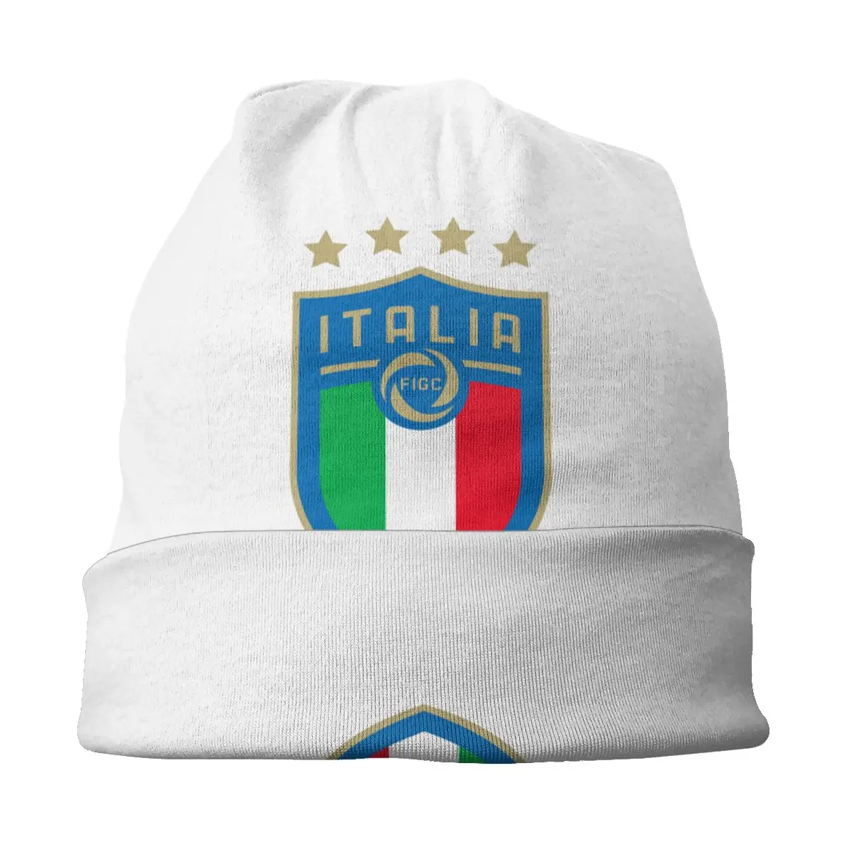 World 4 Stars Soccer Football Legends Figc Bonnet Hat Knitting Hats Cool Autumn Winter Skullies Beanies Hats Adult Warm Cap