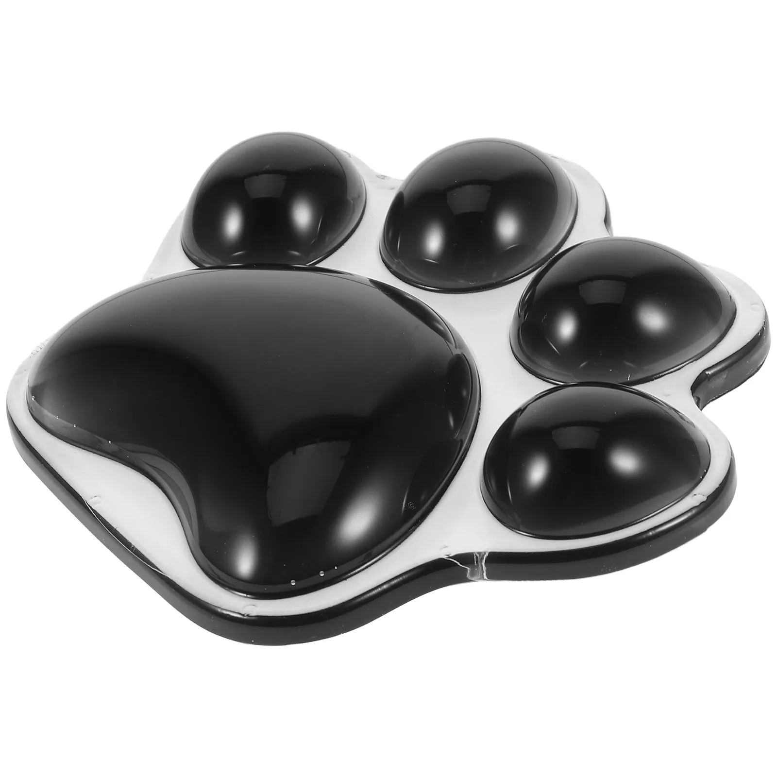 Transparent 3D Silicone Cat Paw Mouse Wrist Pad Ergonomic Soft Gel Cushion Desk Mat Comfortable Computer Gaming Office Rest