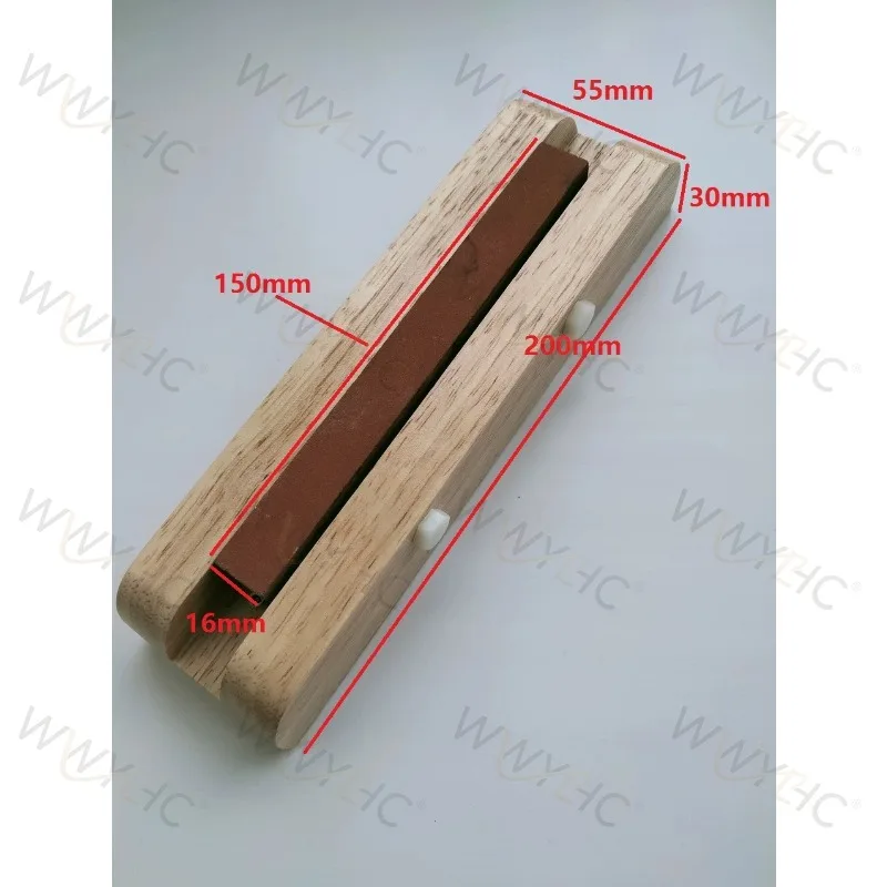 Watch Repair Tool Screwdriver Sharpening Stone Sharpener Integrated Oilstone with Wood Holder for Watchmaker