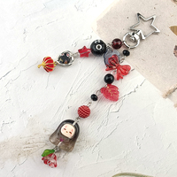 Fashion Kawaii No Face Keychain Kaonashi Mobile Phone Charm