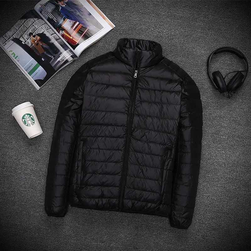 

Men's ort Faion Casual Versatile Sports Jaet Outdoor Thin Sle Trendy Cotton Coat Youth ular Basic Fit Cotton Inner