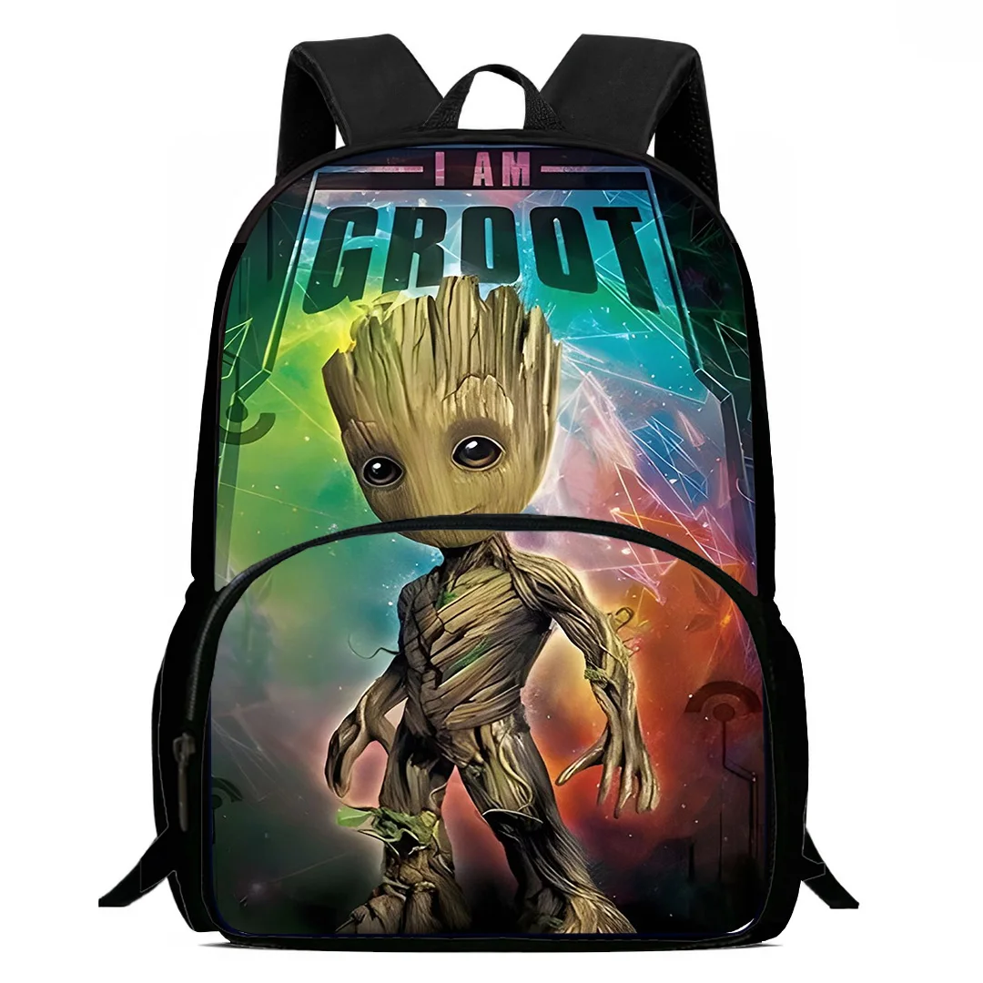 Kids Movie Groots Backpacks Boys and Girls Student Birthday Gift Child School Bags Large Capacity Camping Durable Rucksack