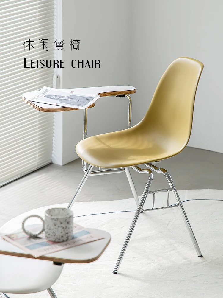 YY Retro Chair Creative with Writing Board Conference Training Table and Chair Integrated Chair