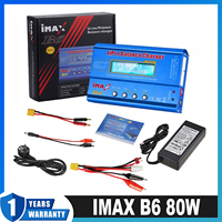 IMAX B6 80W Battery Charger For Lipo NiMh Li-ion Ni-Cd Digital Lipro Balance Charger Discharger AC Power 15V 6A Adapter Rc Car