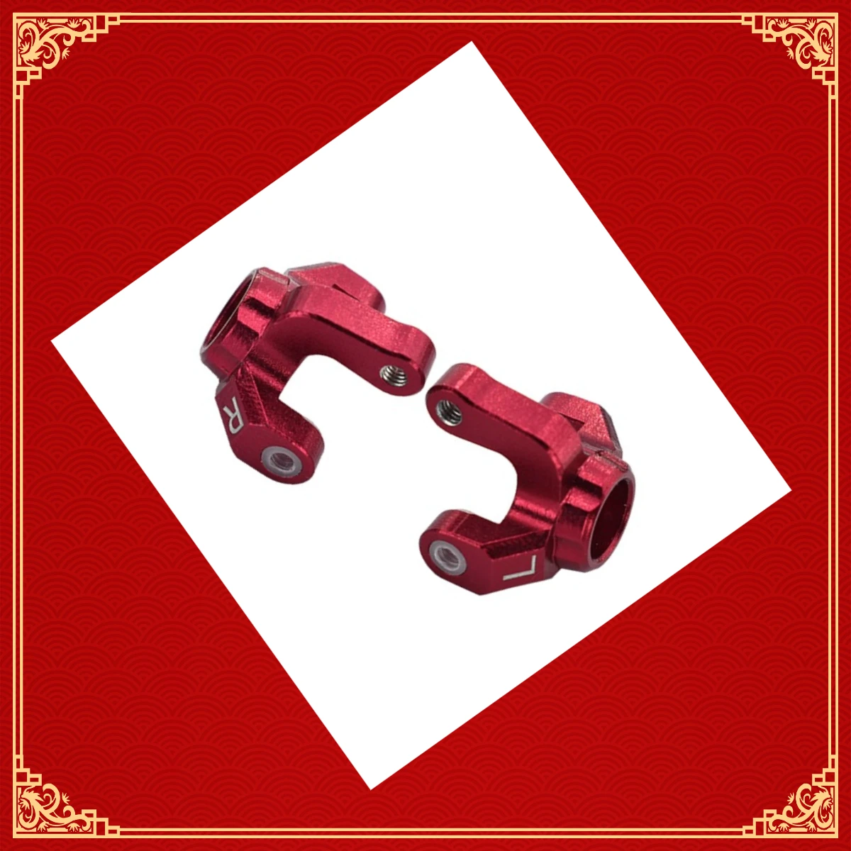 ذراع المفصل الأمامي من الألومنيوم GPM لقطع غيار السيارات RC بمقياس LOSI Mini-T 2.0 1/18 Mini-B 1/16