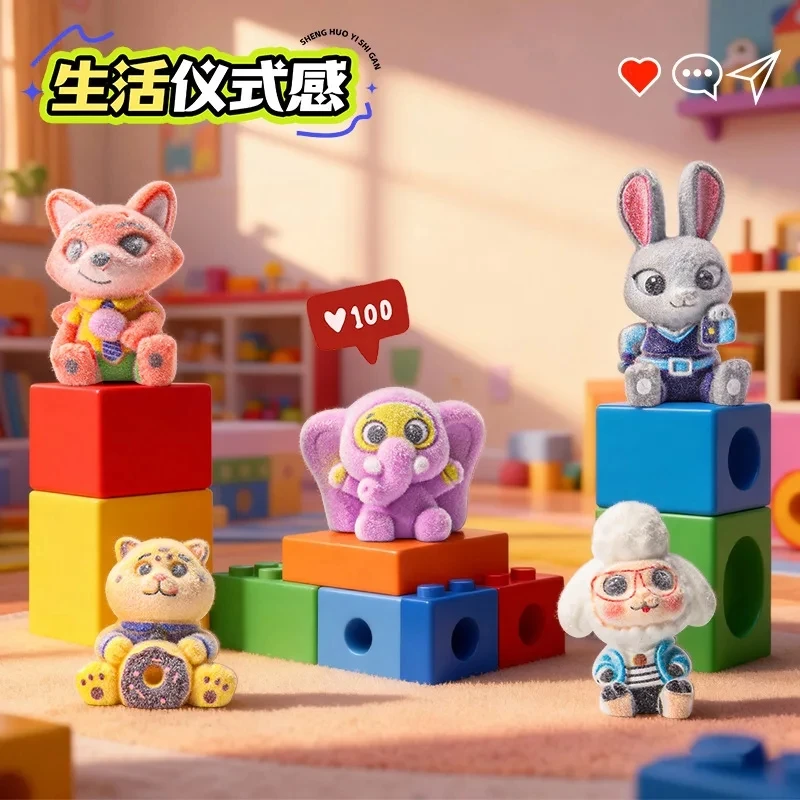 2026 12 teile/satz Nette Zootopia Blind Box Cartoon Nick Judy Charaktere Figur Spielzeug Puppen Für Fans Kinder Geburtstag Weihnachten Geschenk