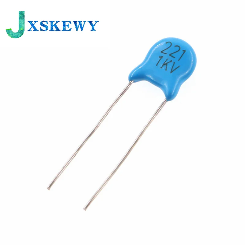 100Pcs 1KV 221K 220PF 1000V High voltage Ceramic Capacitor