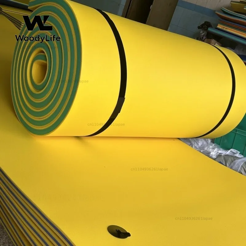 Water Floating Blanket Polyethylene Foam Board Sea Magic Carpet Three-color Water Bed, Pool Entertainment Water Floating Mat