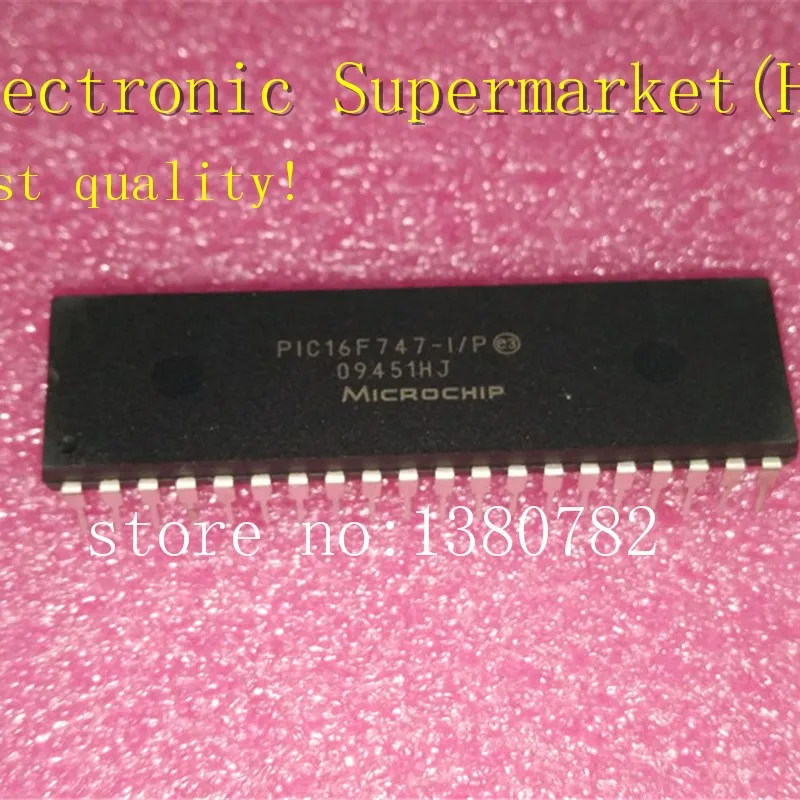 Free Shipping 10pcs/lots PIC16F747-I/P PIC16F747 DIP-40 New original IC In stock!