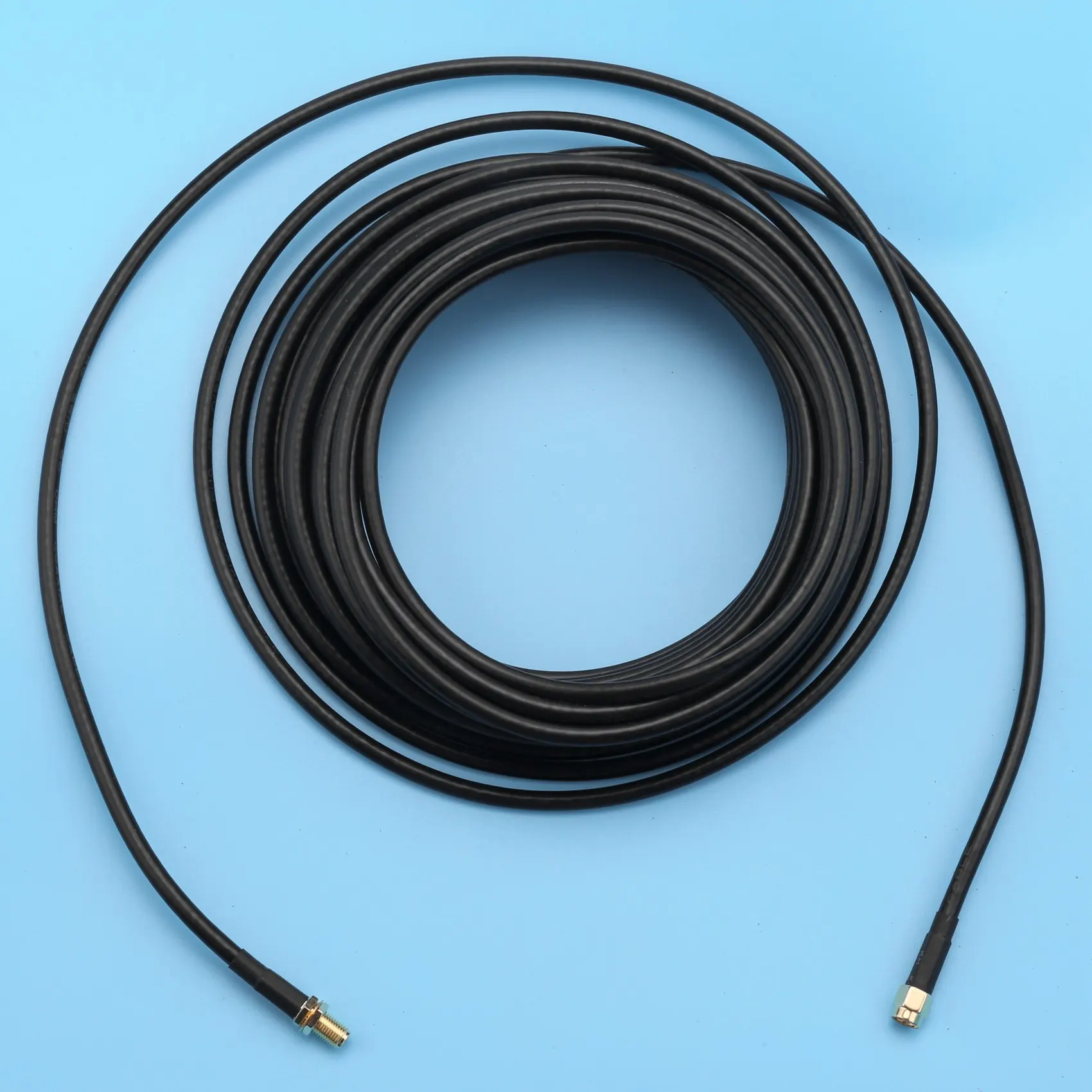 -A25M SMA Wifi Antenna Extension 10M SMA Male To SMA Female Low Loss RG58 Coaxial Cable Patch Lead Coax For 2G/3G/4G LTE