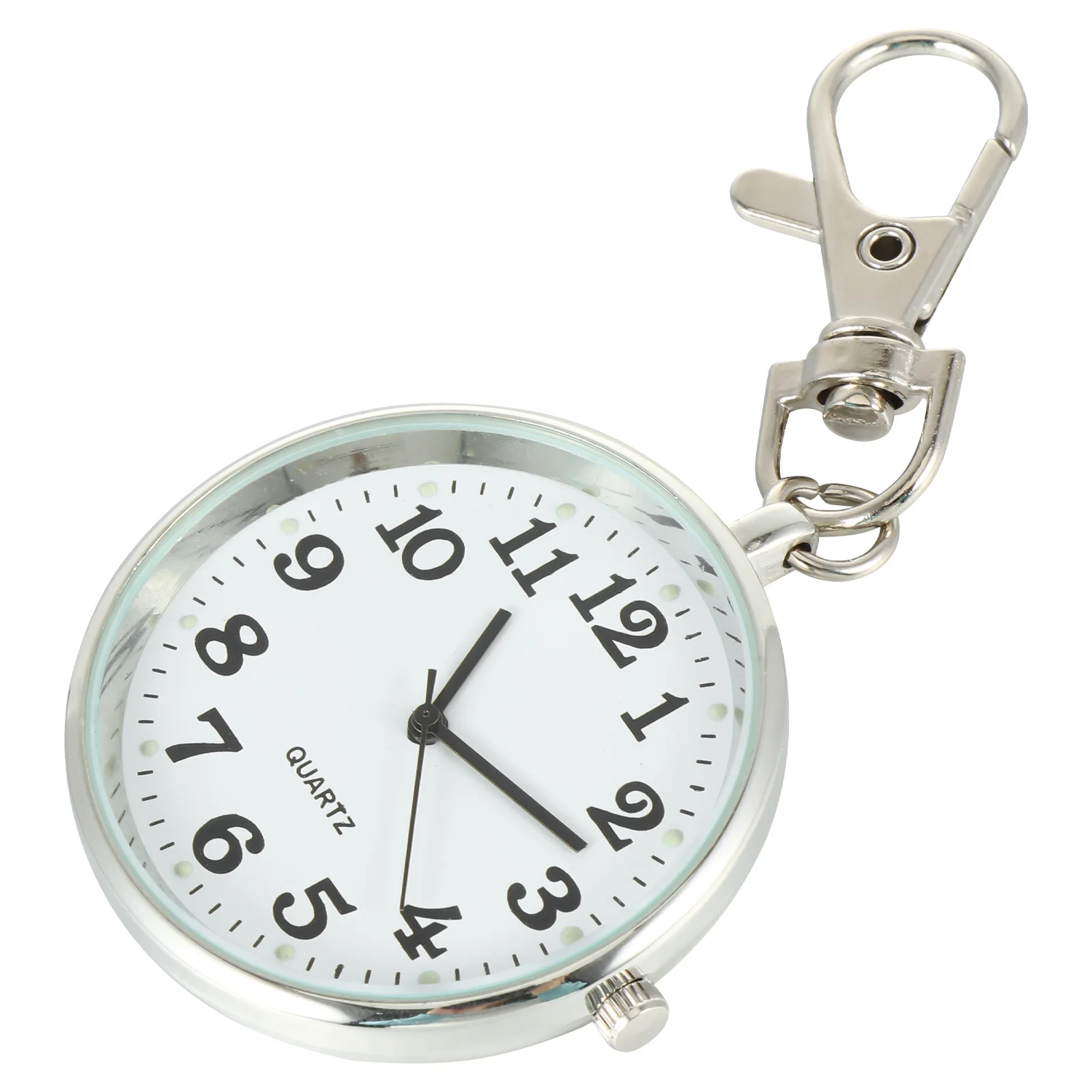 

1pc Alloy Quartz Pocket Watch Keychain Vintage Pendant Nurse Medical Worker Gift Retro Key Accessory Decor For Car Keys