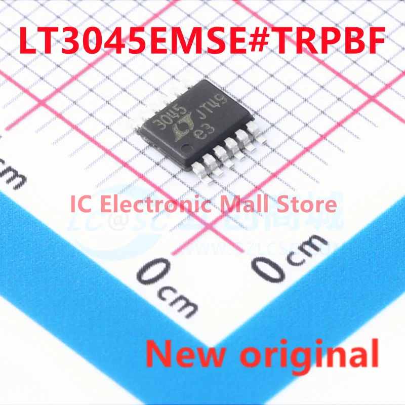 

10PCS New original LT3045EMSE#TRPBF LT3045EMSE LT3045 3045 MSOP-12 Low voltage differential linear regulator chip