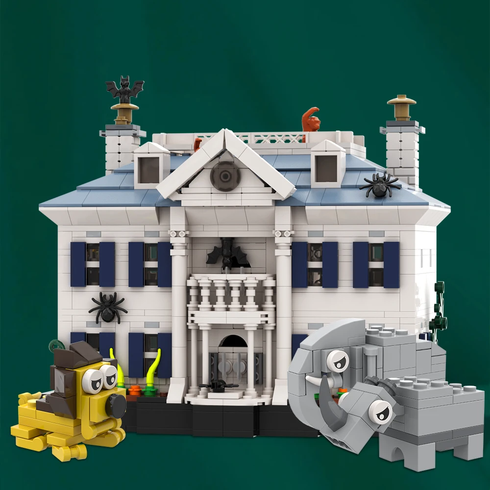 1347 個 MOC クリエイティブエキスパート勇敢なゲームハウスビルディングブロック映画ストリートビューヴィラ建築モデル DIY おもちゃギフト子供のため