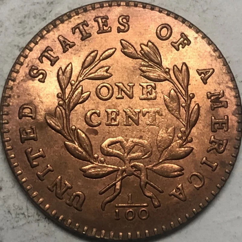 1793 لنا LIBERTY CAP سنت واحد بالضبط نسخة